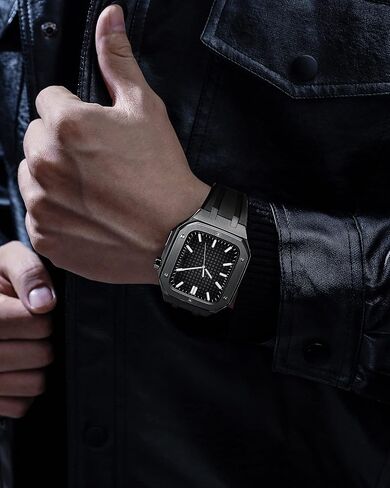 MSLRYGM For Mod Kit Rugged Stainless Steel Case With Bands For Series 7 (45mm) And Series 6/SE/5/4 (44mm) Mod Kit Accessories in Saudi Arabia