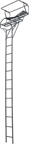 Kuafu 18 '2-Man Sadder Tree Stand Tranting Tree Stand for Geed Ruffed Righting Past Patch Tear Ageatory ، 500 lb extren in Saudi Arabia
