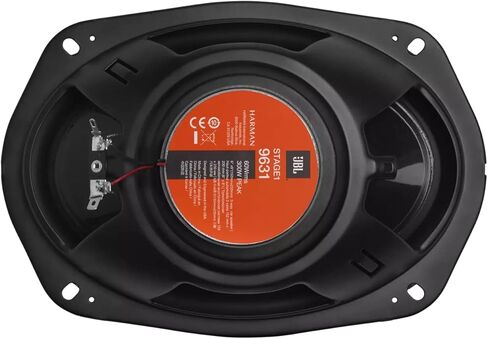 JBL Harman Kardon Stage1 9631 3-Way Oval Car Speaker Set - 300 Watt HiFi Speaker Boxes 16.5 x 23 cm | 6 x 9 Inches, Black in Saudi Arabia