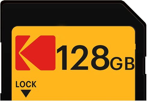 Kodak 128GB UHS -II U3 ​​V90 بطاقة ذاكرة ULTRA PRO SDXC - تصل إلى 3000 ميجابايت/ثانية السرعة و 270 ميجابايت/ثانية السرعة in Saudi Arabia