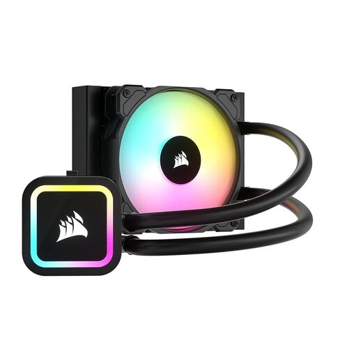 Corsair H60X RGB Elite CPU CPU CONDER - 16 RGLEDS Dynamic - SP120 Series Series PWM مع تقنية AirGuide - Intel® LGA 1700 ، 1200 ، 115x ، 2066 ، AMD® AM5/AM4 Sockets - Black (Renewed) in Saudi Arabia