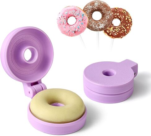 2 PCS Round Cake Pop Mold Shapes Press Set, 3D Printed Sphere Circle Cake Pop Cutter and Pusher, Baking Tools Accessories for Home Baking, Birthday Parties, Wedding Desserts in Kuwait