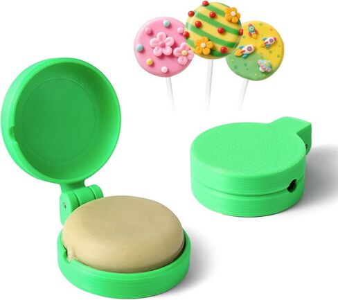 2 PCS Round Cake Pop Mould Set Set ، ثلاثية الأبعاد المطبوعة Circle Cake Cake Cutter و Supper in Kuwait