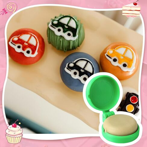 2 PCS Round Cake Pop Mould Set Set ، ثلاثية الأبعاد المطبوعة Circle Cake Cake Cutter و Supper in Kuwait