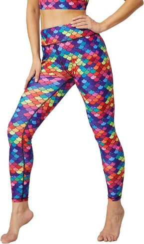 UIUO-UIPEU Women's Printed Yoga Pants with Pockets Workout Leggings for Women Tummy Control Compression Leggings in Kuwait