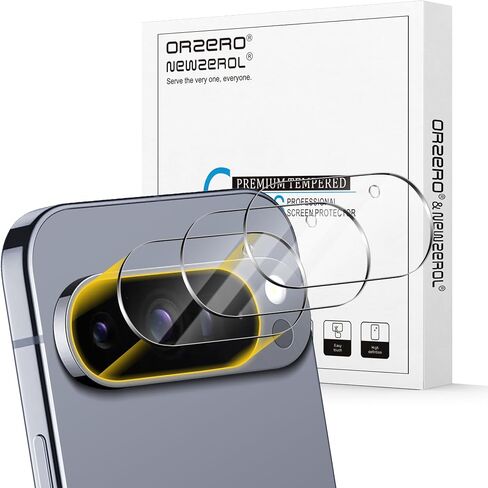 Orzero (3 Pack) Camera Lens Protector Compatible for Google Pixel 10 Pro (Not for XL Model), Protector de Cámera Case Friendly Tempered Glass 9H High Definition Microphone Cutout Anti-Scratch in Saudi Arabia