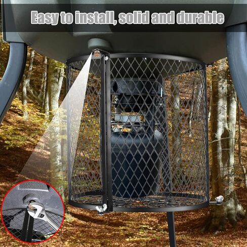 Varmint Cage Protector, Weatherproof Deer Feeder Guard, Outdoor Forest Protection, Keep Wildlife Critters Away in Saudi Arabia