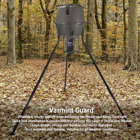 Varmint Cage Protector, Weatherproof Deer Feeder Guard, Outdoor Forest Protection, Keep Wildlife Critters Away in Saudi Arabia