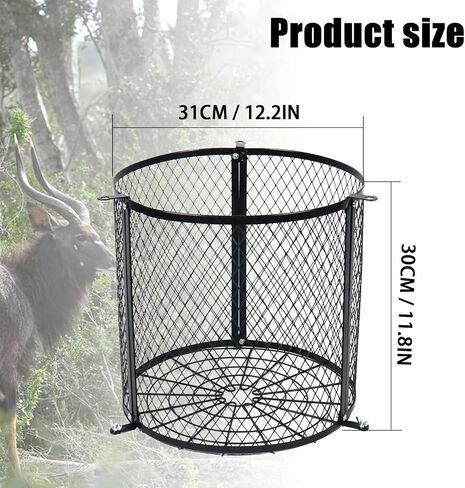Varmint Cage Protector, Weatherproof Deer Feeder Guard, Outdoor Forest Protection, Keep Wildlife Critters Away in Saudi Arabia