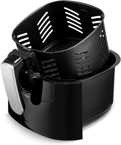 5.5 L Air Fryer - Digital Air Fryer - XL 6-Qt Family Size - One-Touch Digital Control Presets, Broil, Roast - Bake, Nonstick Dishwasher-Safe Parts - Automatic Shutoff in Saudi Arabia