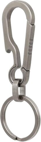 Key Chain Clip Titanium Carabiner Keychain Quick Release Carabiner for Keys Titanium Key Rings Heavy Duty in Kuwait