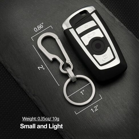 Key Chain Clip Titanium Carabiner Keychain Quick Release Carabiner for Keys Titanium Key Rings Heavy Duty in Kuwait