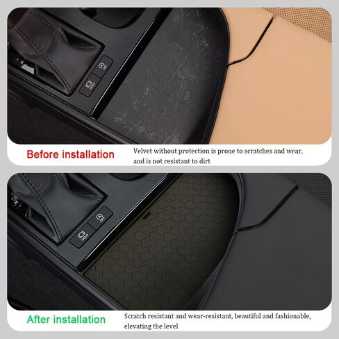 Center Console Mat Wireless Charging Mat Compatible with Lexus ES ES250 ES300h 2022 2023 2024 Car Non Slip Wireless Charger Silicone Cover Pad (Black) in Saudi Arabia