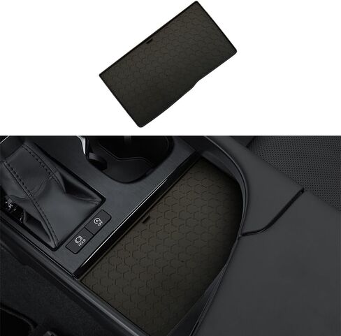 Center Console Mat Wireless Charging Mat Compatible with Lexus ES ES250 ES300h 2022 2023 2024 Car Non Slip Wireless Charger Silicone Cover Pad (Black) in Saudi Arabia