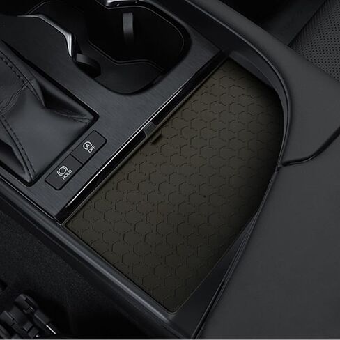Center Console Mat Wireless Charging Mat Compatible with Lexus ES ES250 ES300h 2022 2023 2024 Car Non Slip Wireless Charger Silicone Cover Pad (Black) in Saudi Arabia
