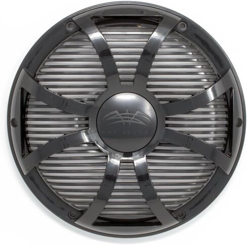 الأصوات الرطبة REVO10HPS4 -B Revo عالية الطاقة 10 "مضخم صوت مع شواء - مضخم الصوت الأسود والوجه الأسود المغلقة SW GRILL in Saudi Arabia