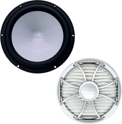 wet sounds REVO10FAS2-B 10" Black Marine Subwoofer 2-OHM with Included Silver Saltwater Series Grill in Saudi Arabia