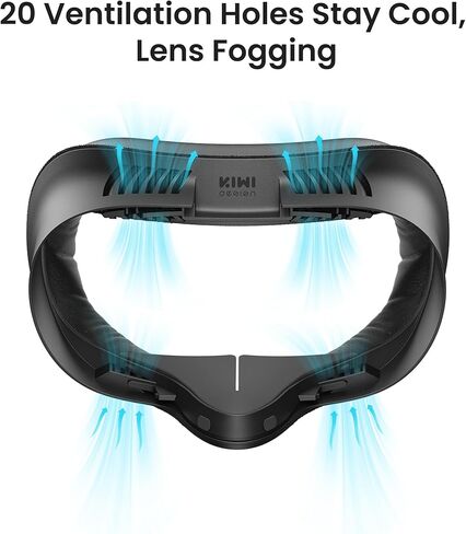 KIWI design K4 Head Strap, VR Headset Accessories and V4 Facial Interface 2 Face Pads Only Compatible with Quest 3S in Saudi Arabia