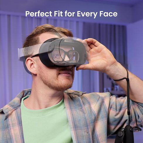 KIWI design K4 Head Strap, VR Headset Accessories and V4 Facial Interface 2 Face Pads Only Compatible with Quest 3S in Saudi Arabia