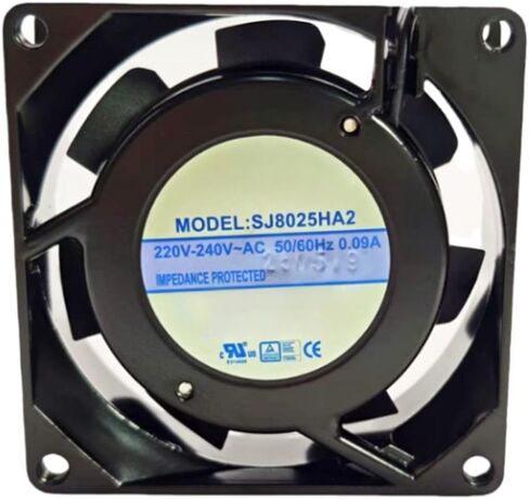 SJ8025HA2 مروحة 8cm لـ 220/240V 0.09A 8025 80x80x25mm 2-ware مروحة التبريد in Saudi Arabia