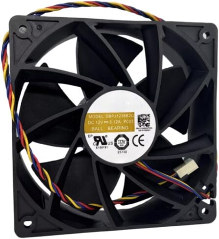 DBPJ1238B2G Fan 12CM for 12V 3.12A 12038 120X120X38MM 4-Wire Cooling Fan in Saudi Arabia