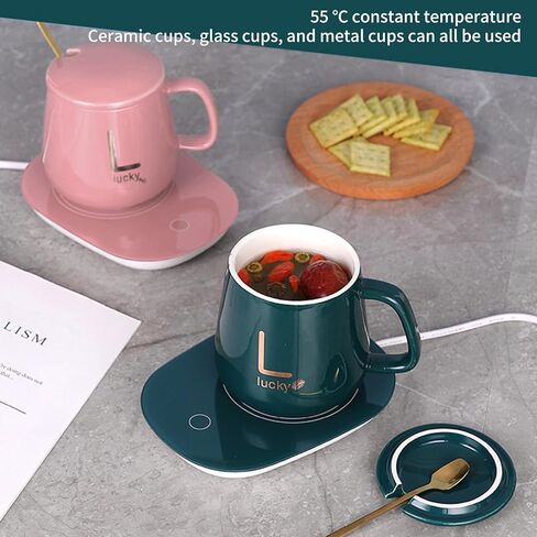 Electric Warmer Heater Coffee Mug Mats Heating Pad Thermostatic Thermals Heating Insulation Dish Cup Coasters Mats Home USB Cup Warmer Office Travel Mug Usb Coffee Auto Shutoff Plugs For Desk For Desk in Saudi Arabia