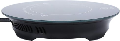 Ymiko Smart Coffee Warmer Touch Switch Fast Heating Constant Temperature USB Mug Heater for Desk (Black) in Saudi Arabia