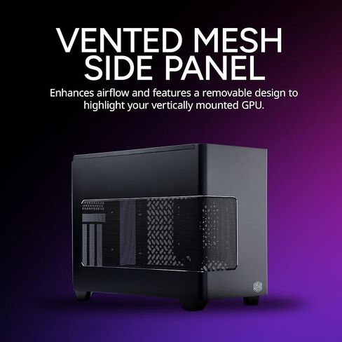Cooler Master NR200P V3 MINI-ITX PC CASE ، أعلى 240 مم | 280 مم AIO ، PCIE 5.0 RISER ، 361.5MM MOUNT GPU Hound ، SFX PSU 130MM ، RTX 5090 | RX 7090 XT ، الألومنيوم ، نوع USB ، DIY ، in Saudi Arabia