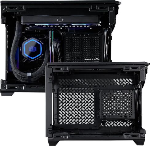 Cooler Master NR200P V3 MINI-ITX PC CASE ، أعلى 240 مم | 280 مم AIO ، PCIE 5.0 RISER ، 361.5MM MOUNT GPU Hound ، SFX PSU 130MM ، RTX 5090 | RX 7090 XT ، الألومنيوم ، نوع USB ، DIY ، in Saudi Arabia