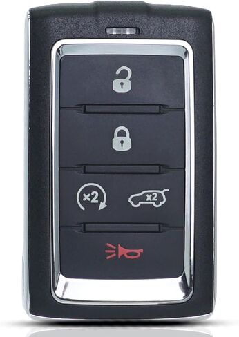 نوبات استبدال مفتاح FOB لجيب Grand Cherokee L Wagoneer 2021 2022 2023 Push Start Prixited دخول بدون مفتاح التحكم عن بُعد معرف FCC: M3NWXF0B1 M3NWXFOB1 in Saudi Arabia