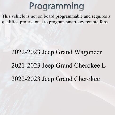 نوبات استبدال مفتاح FOB لجيب Grand Cherokee L Wagoneer 2021 2022 2023 Push Start Prixited دخول بدون مفتاح التحكم عن بُعد معرف FCC: M3NWXF0B1 M3NWXFOB1 in Saudi Arabia