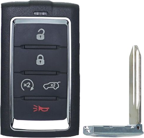 نوبات استبدال مفتاح FOB لجيب Grand Cherokee L Wagoneer 2021 2022 2023 Push Start Prixited دخول بدون مفتاح التحكم عن بُعد معرف FCC: M3NWXF0B1 M3NWXFOB1 in Saudi Arabia