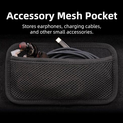 by Skull & Co. Maxcarry Case for Nintendo Switch 2: Portable Hard Shell Protective Travel Carrying Case with Huge Storage, NeoGrip, GripCase & Accessories- Black in Kuwait