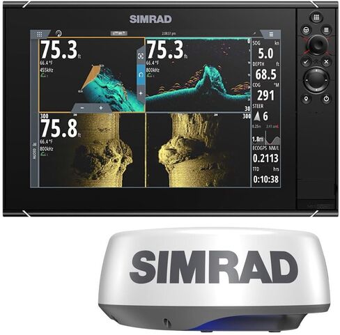 Simrad NSS12 Evo3s Combo Multi -Function Chartplotter/FishFinder Radar Bundle Halo20+ - No HDMI Video Outport in Saudi Arabia