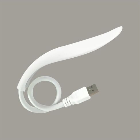 2 عبوات USB Light مرنة ، مصباح للقراءة ، كتاب محمول ليلي ضوء مرن ، مصباح مكتب USB المحمولة للقراءة ، أبيض in Saudi Arabia