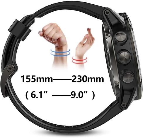 OTOPO Compatible with Garmin Fenix 5X Bands, 26mm Quick Release Easy Fit Leather Band for Garmin Fenix 7X/Fenix 6X Pro/6X Sapphire/Fenix 5X Plus/Fenix 3/3 HR Smartwatch in Saudi Arabia