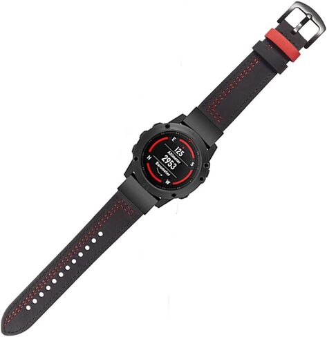 OTOPO Compatible with Garmin Fenix 5X Bands, 26mm Quick Release Easy Fit Leather Band for Garmin Fenix 7X/Fenix 6X Pro/6X Sapphire/Fenix 5X Plus/Fenix 3/3 HR Smartwatch in Saudi Arabia
