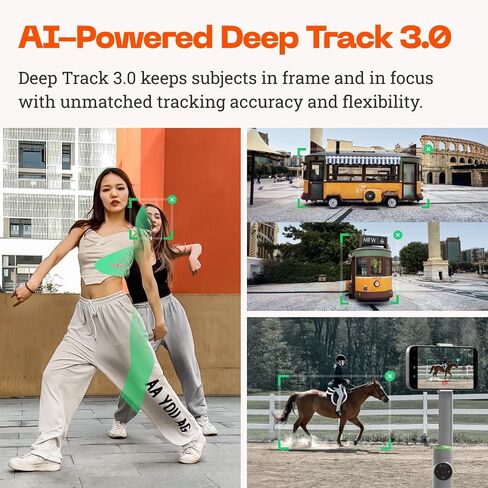 Insta360 Flow Pro - AI-Powered Gimbal Stabilizer for Smartphone, Apple DockKit Enabled, 360º Infinite Pan Tracking, 3-Axis Stabilization, Built-in Tripod, Portable & Foldable, AI Tracking in Saudi Arabia