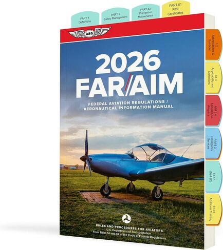2026 كتاب AIM AIM المسبق قبل الطعم-كتاب خاص ، أجهزة ، حزمة CFI ، CFI ، كتب اللوائح FAA مع علامات تبويب دراسة مسبقًا المطالبة in Saudi Arabia