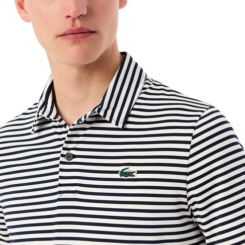 قميص بولو رجالي من البوليستر المُعاد تدويره بطبعات جولف من Lacoste in Kuwait