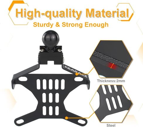 Motorcycle GPS Mount Bracket Phone Navigation Holder Fit for Royal Enfield Himalayan 450 2024, Compatible with RAM Ball Navigator Bracket in Saudi Arabia