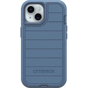 OtterBox iPhone 14, & iPhone 13 (Only) - Defender Series Case - Case Only - Screenless - Rugged & Durable - with Port Protection - Microbial Defense Protection (Black) in Saudi Arabia