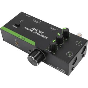 يدعم Ebtools preamp للقرص الدوار ، إخراج سماعة رأس 3.5 مم ، 5 دبوس إدخال إدخال XLR ، 3 معادلة النطاق ، تصميم ضوضاء منخفضة ، مضخم مسبق لـ MM ، MC Dual Phono Head Turntable (US Plug) in Saudi Arabia