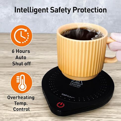 Coffee Mug Warmer,Electric Beverage Warmers, Cup Warmer for Heating Coffee, Beverage, Milk, Tea and Hot Chocolate (Black) in Saudi Arabia