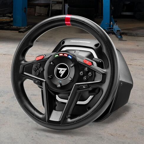 Thrustmaster T128P Force Raceing Wheel (متوافق مع PS5 ، PS5 Pro ، PS4 & PC) (متجدد) in Kuwait