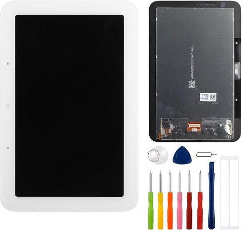 استبدال شاشة LCD Display Touch Screen Digitizer Assemberbly متوافق مع Google Nest Hub 2st GA01331-intl 6.7 "مع أدوات （أبيض） in Kuwait