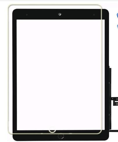 for iPad 9th Generation (9 Gen) Screen Replacement Touch Glass Kit in Kuwait