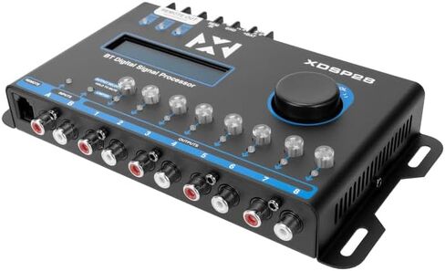 NVX XDSP28 8-channel X-Series 15 Band Parametric EQ Digital Processor (DSP) مع شاشة LCD ، Bluetooth المدمج ووحدة تحكم المستوى البعيد in Saudi Arabia