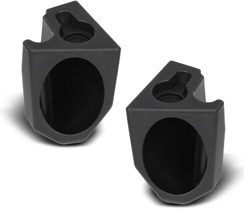 PIT66 Rear Speaker Sound Wedges Left & Right Side Pair Compatible with Jeep Wrangler YJ CJ 1976-1995 Black in Saudi Arabia