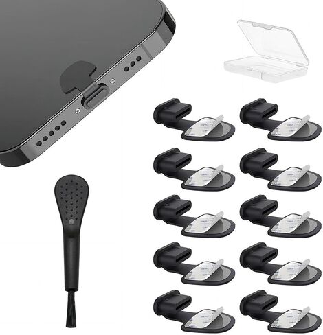USB C Dust Plug 10 Pack USB Type C anti Gust Cover USB C CAPS CAPS PORT LOTI-LOST FORT PORTORS FOR TAPELETS iPhone 16/15 PRO MAX SAMSUNG in Saudi Arabia